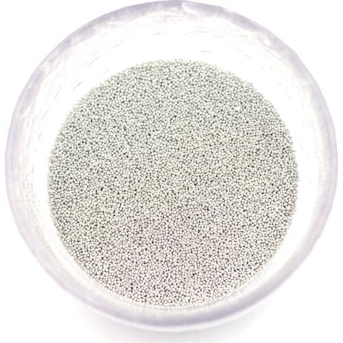 50g Micro Seed Beads Glass Silver Plated Charms Jewelry Decoration Embellishment Creation DIY 0.7mm
