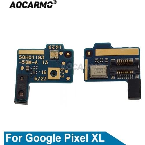 Aocarmo For Google Pixel xl XL Microphone Module Element Mic Light Sensor Board Flex Cable Replacement Parts