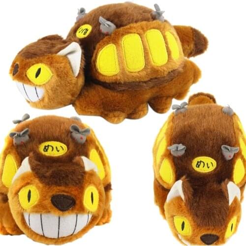 Cartoon Animation Character lovely Bus Totoro Doll Soft Plush Animal Toys Totoro Kawaii Gift Toys For Children