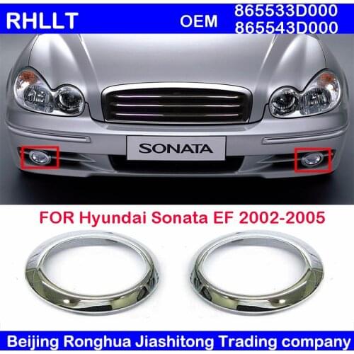 Front side Fog Light Lamp Cover x 2PCS OEM 865533D000 865543D000 For Hyundai Sonata EF 2002-2005