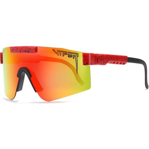 PIT VIPER TR90 Brand Large Frame Sports Windproof Riding Glasses Stylish Personality Drop Shipping Polarized Sunglasses