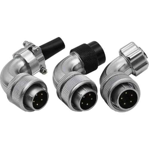 WEIPU WS20 TR TS TC M20 Male Plug Industrial Outdoor Connector Aviation Adapter 2 3 4 5 6 7 9 12 Pin 90 Degree Right Angle Bend