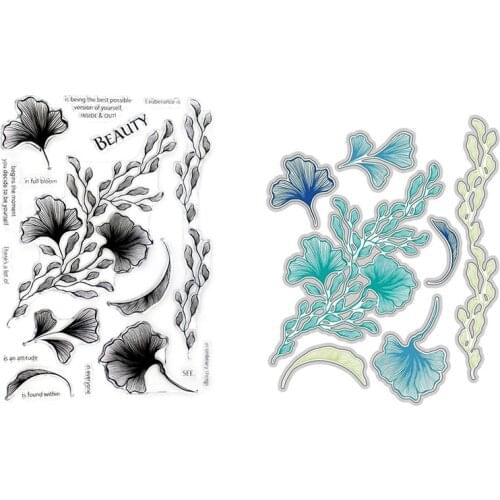Clear Stamps And Cutting Dies Beautiful Flowers Enchanting For DIY Scrapbook Photo Album Craft Card 2021 New