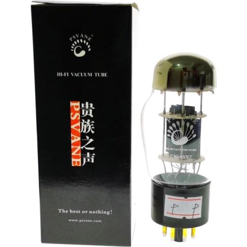 PSVANE UK 6SN7 Vacuum Tubes Replace 6N8P CV181 For Vintage Hifi Audio Tube Amplifier DIY New Matched Pair UK-6SN7