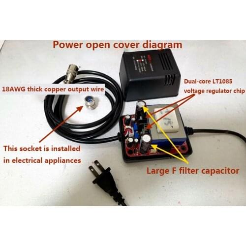 HIFI Linear Regulated Power Supply LPS PSU Ultra Low Ripple Radio CD Player Amp Decoder PSU 10W DC 5V6V 9V 12V 15V 24V 30V