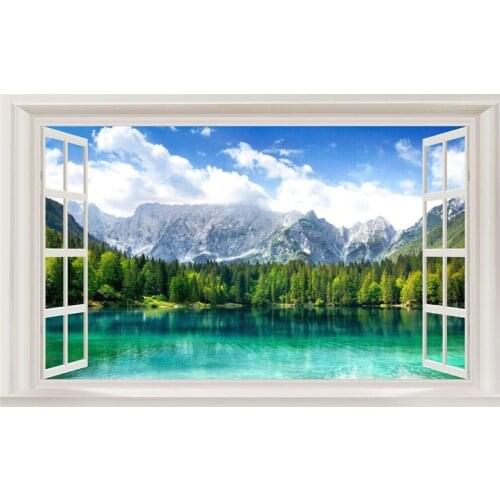 DIY diamond painting mosaic Cross stitch square diamond embroidery home decoration needlework blue sky and white clouds
