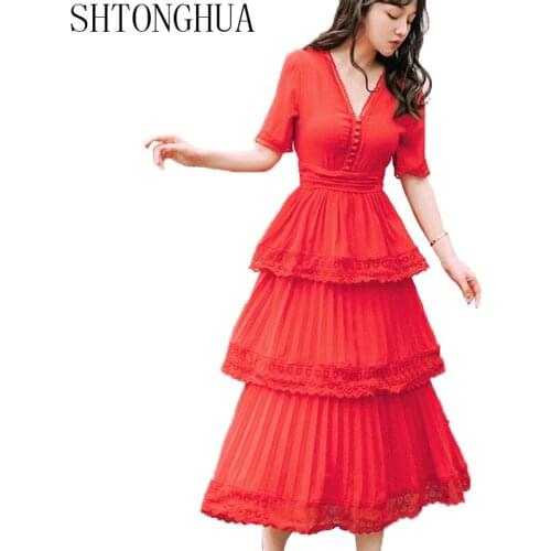 Нарядные летние платья SHTONGHUA China At AliExpress