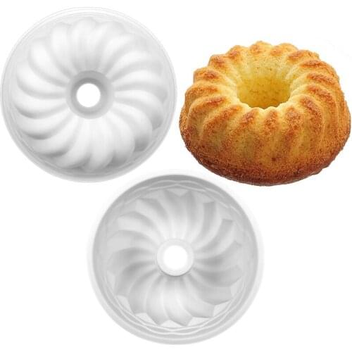 Silicone Baking Mold Grooved Round Cake Pan Cake Bread Pie Pie Mold Jelly Mousse Cake Gelatin Bread Non-stick Baking Pan