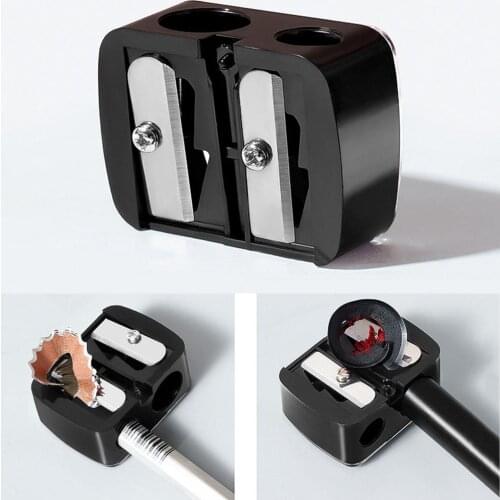 Eyebrow Sharpener Lip Pencil Eyeliner Pencil Sharpener Double Hole Pencil Sharpener