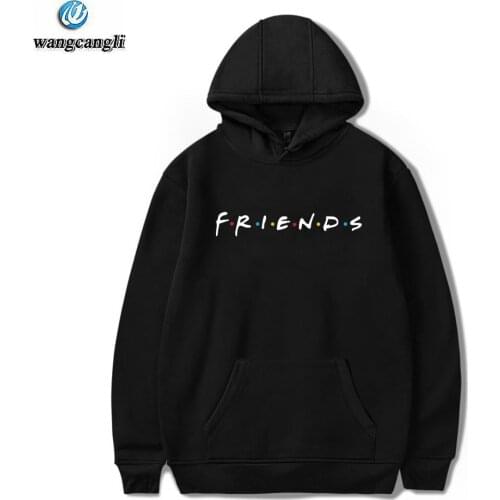 FRIENDS Printed Sweatshirt Hoodies women/Men TV Show I'll Be There for You Hoodie Sweatshirts Fashion Fleece Warm Jacket Coat