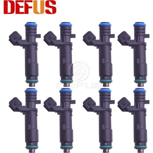 DEFUS 8X Fuel Injector Nozzle OE 25194429 For Chev-rolet Spark Aveo 1.0L 1.2L 2011-2016 25186566 96800843 High Quality Bico