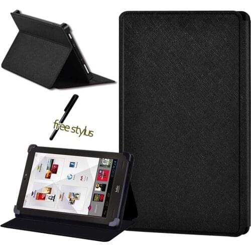 Universal Tablet Case for Kobo Arc 7/Kobo Arc 10.1 Inch PU Leather Tablet Anti-Fall Shockproof Cover Case +Free Stylus