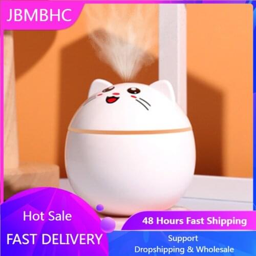 Portable USB Cute Cat Air Humidifier Umidificador De Ar Moisturizing Ultrasonic Mist Maker Fogger Aromatherapy for Home Office