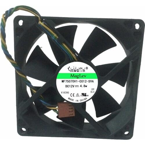 2pcs Fan for HP XW4400 XW4600 Z400 FOXCONN 9225 HP P/N:432768-001 Rev.B PV902512PSPF 0H 4-pin pwm computer cpu cooling fan