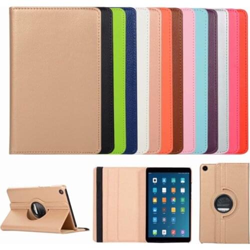 360 Degree Rotating Stand Case For Xiaomi Mi Pad 4 MiPad4 8.0 inch Tablet PU Leather Cover for Mi Pad4 Mipad 4 8.0" cases cover