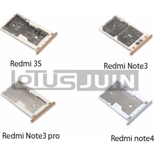 10pcs new Nano SIM/ Micro SIM Card Tray Holder Micro SD Card Slot Holder Adapter for Xiaomi Redmi 3S Redmi Note 3 /Note3 pro