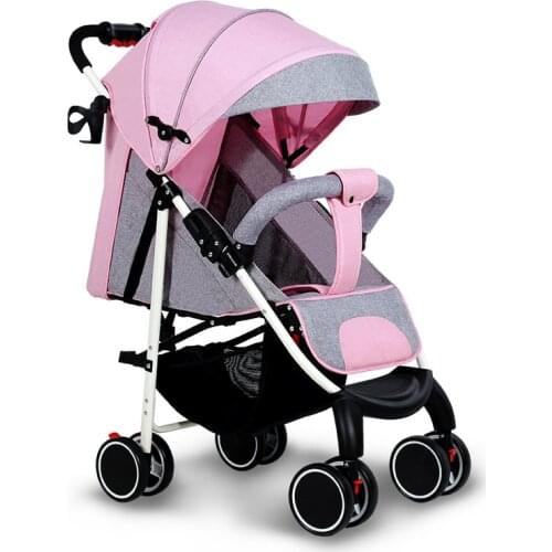 2019 New Comfortable Simple Baby Stroller Lightweight Easy Care Baby Stroller Baby Carriage Stroller and Car Seat