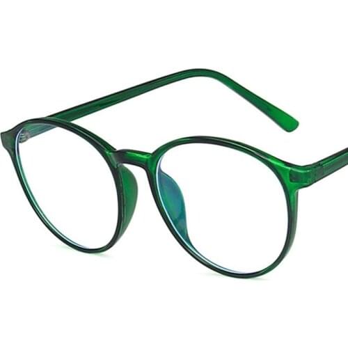 2020 Classic Anti-blue Light Round Plastic Glasses Frame Women Eyeglasses Fashion Men Computer Eye Glasses Optics Myopia 2020