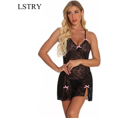 2021 New Women Lenceria Sexy Sleepwear Hot Lace Open Erotic Plus Size Lingerie Porn Adult Sex Underwear Femme Exotic Apparel