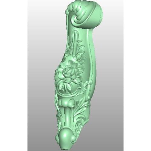 3D model STL format file for cnc router engraving furniture sofa cabinet chair leg pattern Artcam 815