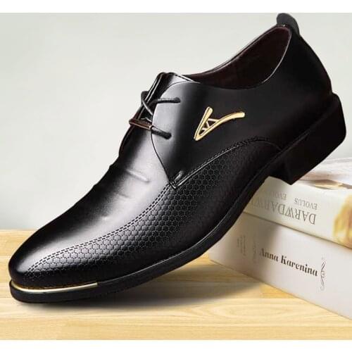 Мужские лакированные туфли AECBUY China At AliExpress