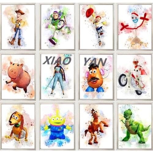 Disney 5D Diamond Embroidery Disney Toy Story DIY Diamond Painting Diamond Mosaic Cross Stitch Kits Children Family Room Decor