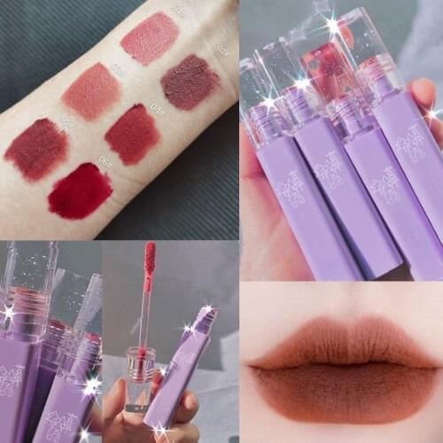 Velvety Matte Lipstick Long Lasting Nonstick Cup Not Fade Makeup Cosmetics For Girl Women Makeup Cosmetics Lipstick Lip Gloss