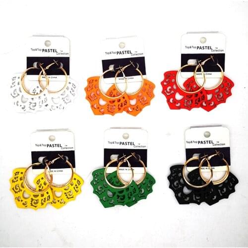 Free shipping!!Newest colorful Round Hoop Earrings can mixed colors