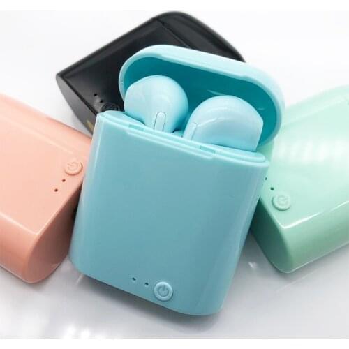 I7s tws Wireless Headphones Bluetooth Earphones Sports Waterproof Earbuds In-Ear Headphones Stereo Bass Headsets Earpiece