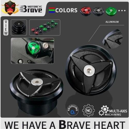 For Kawasaki Ninja 400 EX400 2018 2019 2020 2021 Motorcycle Frame Hole Cover Insert Plug Cap Ninja400 EX 400