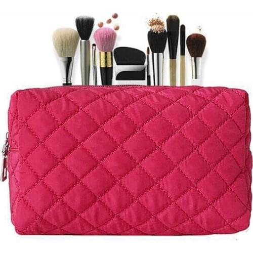 Travel Cosmetic Bag Zipper Makeup Case Handbag Organizer Storage Pouch Purse