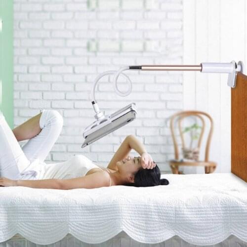 Long Arm Flexible Adjustable Tablet Holder Stand for Iphone X Ipad Samsung Xiaomi 4-10.5 Inch Lazy Bed Desk Metal Tablet Stands