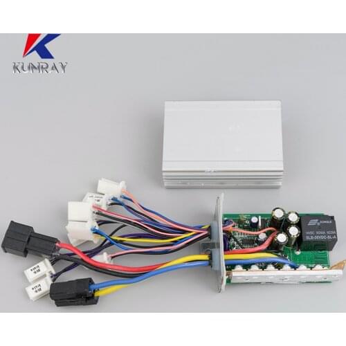 Electric Bike Brush Controller 24V/36V/48V 350W/500W/800W/1000W Dual Controller E-bike Scooter Tricycle DC Controller
