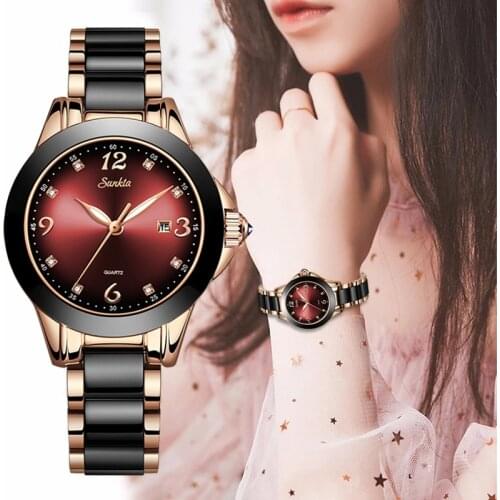 LIGE Ceramic Ladies Watch