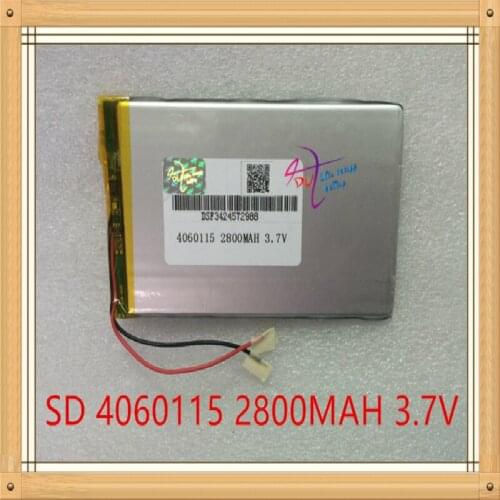 Liter energy battery 3.7V 4060115 2800mAh polymer lithium w17pro7 inch Tablet PC all brand tablet