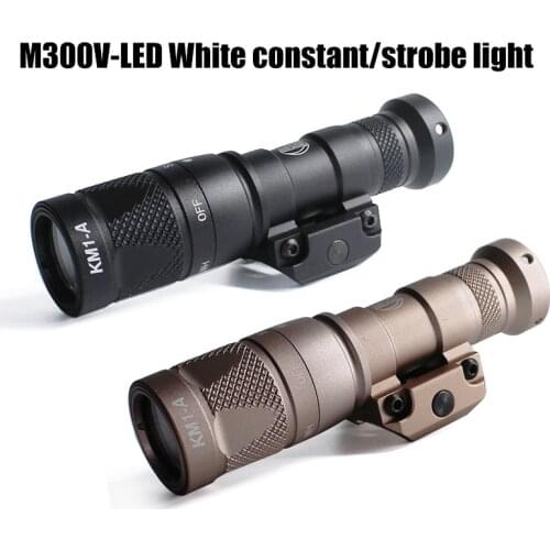 M300V Weapon Tactical Light White LED Light Switch 400 Lumens Output Constant Strobe Remote Light Switch Flashlight for Hunting