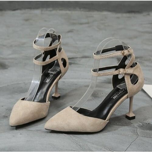 Fashion womens single shoes Sexy Concise Elegant High-heeled shoes 2020 Spring new high heels womens shoes U14-71