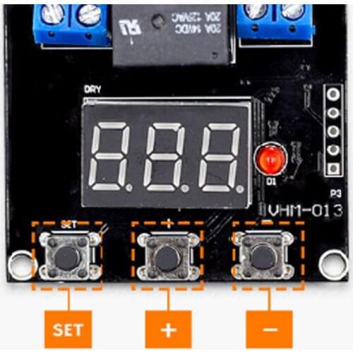 Timer Countdown Switch Module 0-999 Minutes Setting Range Delay Board 63HF
