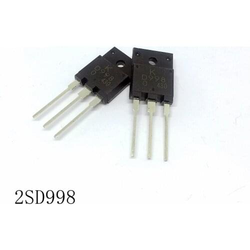 Power transistor 2SD998 TO-3PF 10A/120V 10pcs/lots new in stock