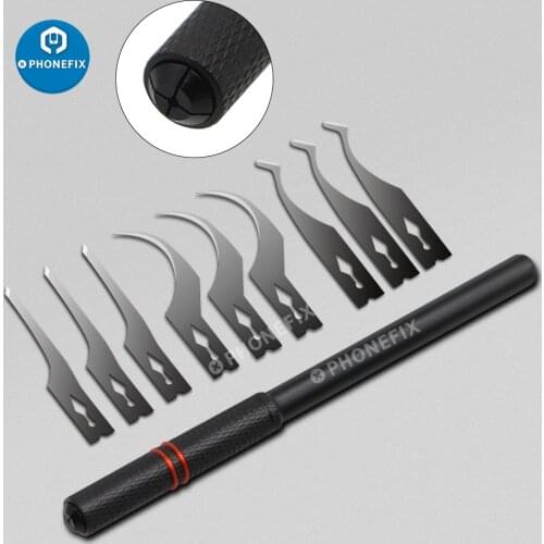 Mach Series Blade Set Handmade for iPhone CPU IC Chip Glue Removal Scraper Mobile Phone Maintenance Tool Knife