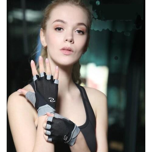 Anti-slip Half Finger Weight Lifting Gloves Men Dumbbell Barbell Training Sport Gloves Women Gymnastics Yoga Fitness Gloves