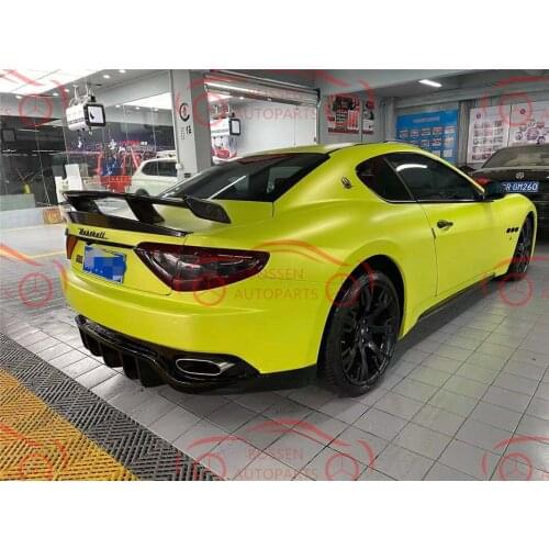 Suitable for Maserati GT/GTS/GC carbon fiber tail fin fixed wind spoiler car body kit auto parts