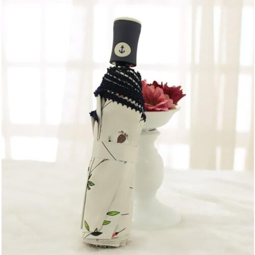 Fully-automatic umbrella high quality flower sunny umbrella,umbrella rain women sunshade umbrella rain parasol