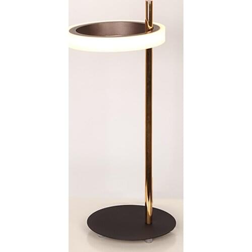 Simple LED Table Lamp Circle Reading Lamp Eye Protection 12W Acrylic Bedside Desk Lamps Bedroom Home Bedside Night Lights