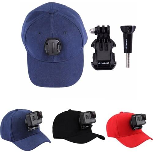 Adjustable Canvas Sun Cap Baseball Hat for Xiaomi yi 4K Gopro Hero 7 6 5 4 3 SJCAM SJ4000 Eken H9/H9R SOOCOO Sport Action Camera