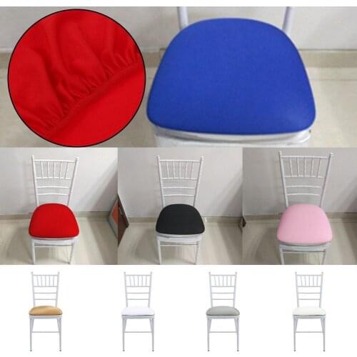 Removable Washable Elastic Cushion Covers Spandex Jacquard Dining Room Chair Seat Covers for Upholstered Dining Chair