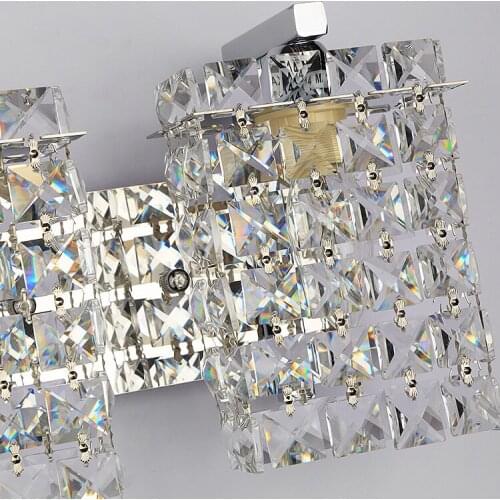 Modern Art High Grade Crystal E14 Wall Lamp For Home Bedroom Living Room Decoration Indoor LED Lighting European Luxury Style