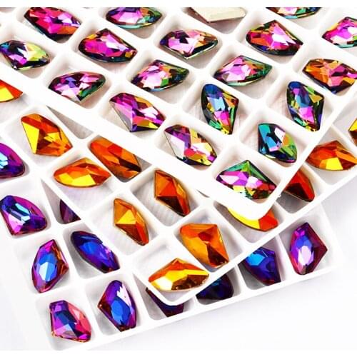 Astrobox Nail Art Rhinestone Supplies Accessories Glass Stones Decoration Shoes Bags Garments Nail Art decorations Galactic