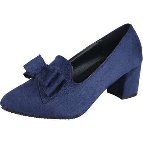 Butterfly Heels Platform Blue Shoes Ladies Heel 9CM Branded Shoes Black Woman Round Toe Pumps High Heels Platform Sexy Fashion