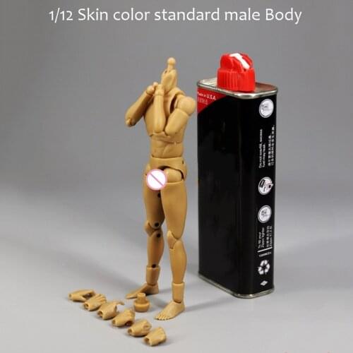 In Stock MCC023 1/6 Scale Standard Male Body 1.0 Narrow Shoulder Action Figure Toys Man Joint Body Model for 6'' Action Figure